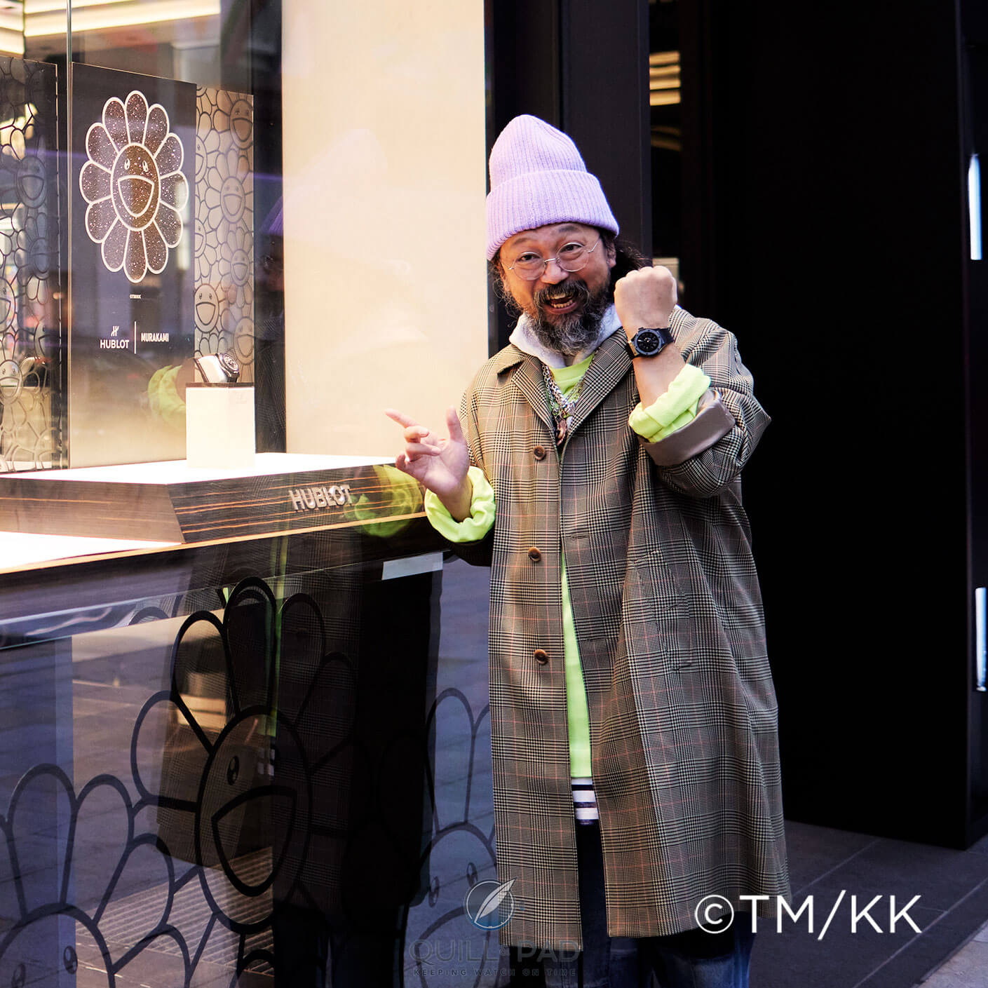 Takashi Murakami flower smiles on limited edition Hublot watch - LVMH
