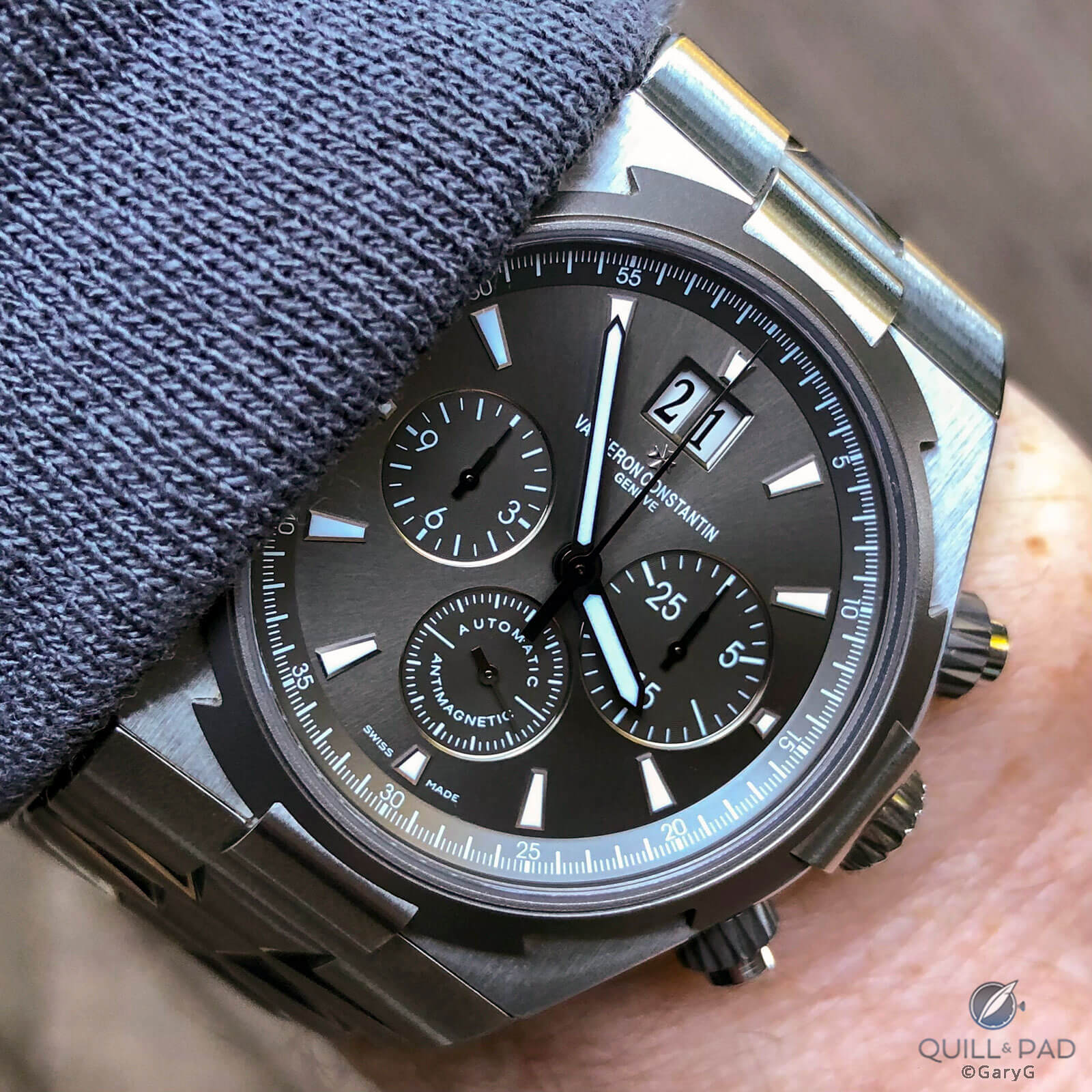 In A Royal Oak And Nautilus World, Why I Love The Vacheron Constantin  Overseas Deep Stream Chronograph - Quill & Pad