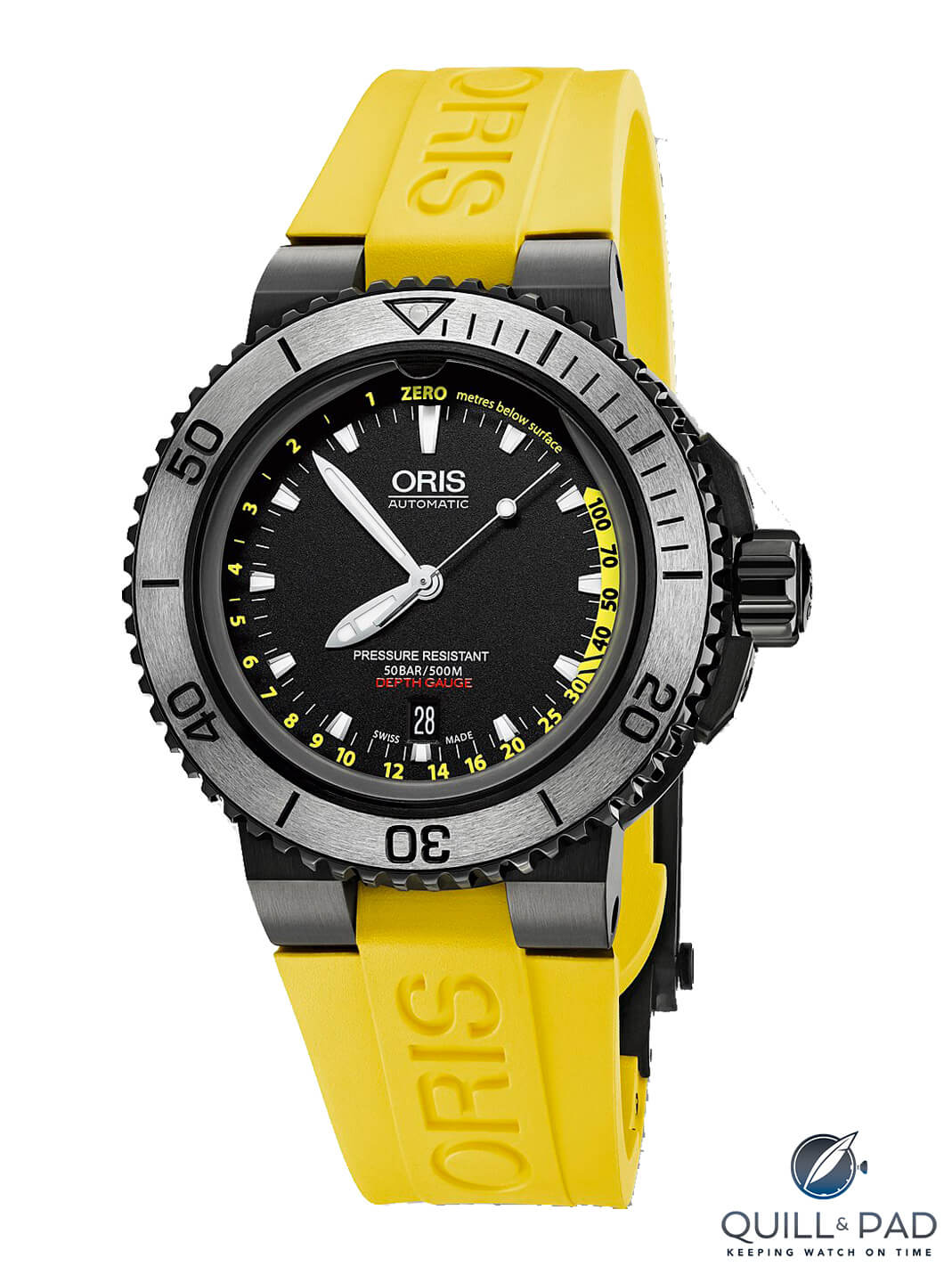 Watch with depth meter function: A Diver's Essential Tool.