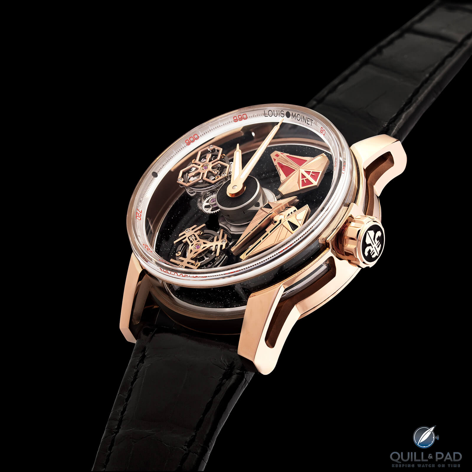 F】 The Louis Moinet Super Moon Contains An Actual Part Of The Moon