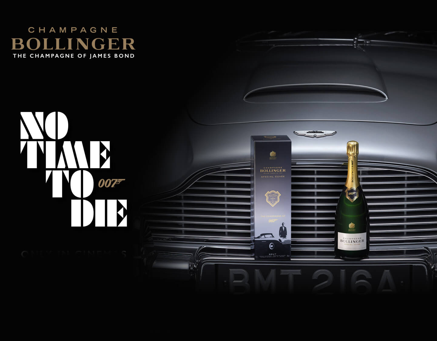 Bollinger champagne  No Time to Die.