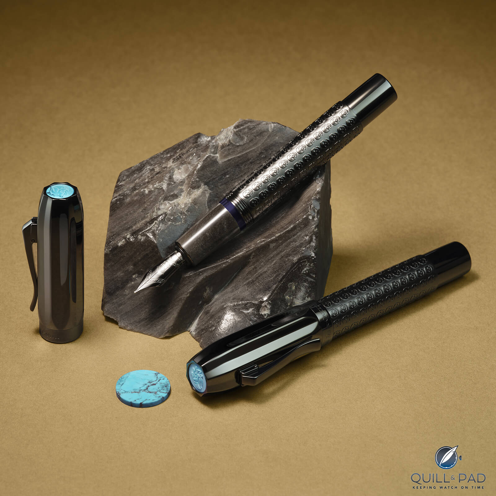 Custom Louis Vuitton pen and pencil set - Stone's Custom Pens