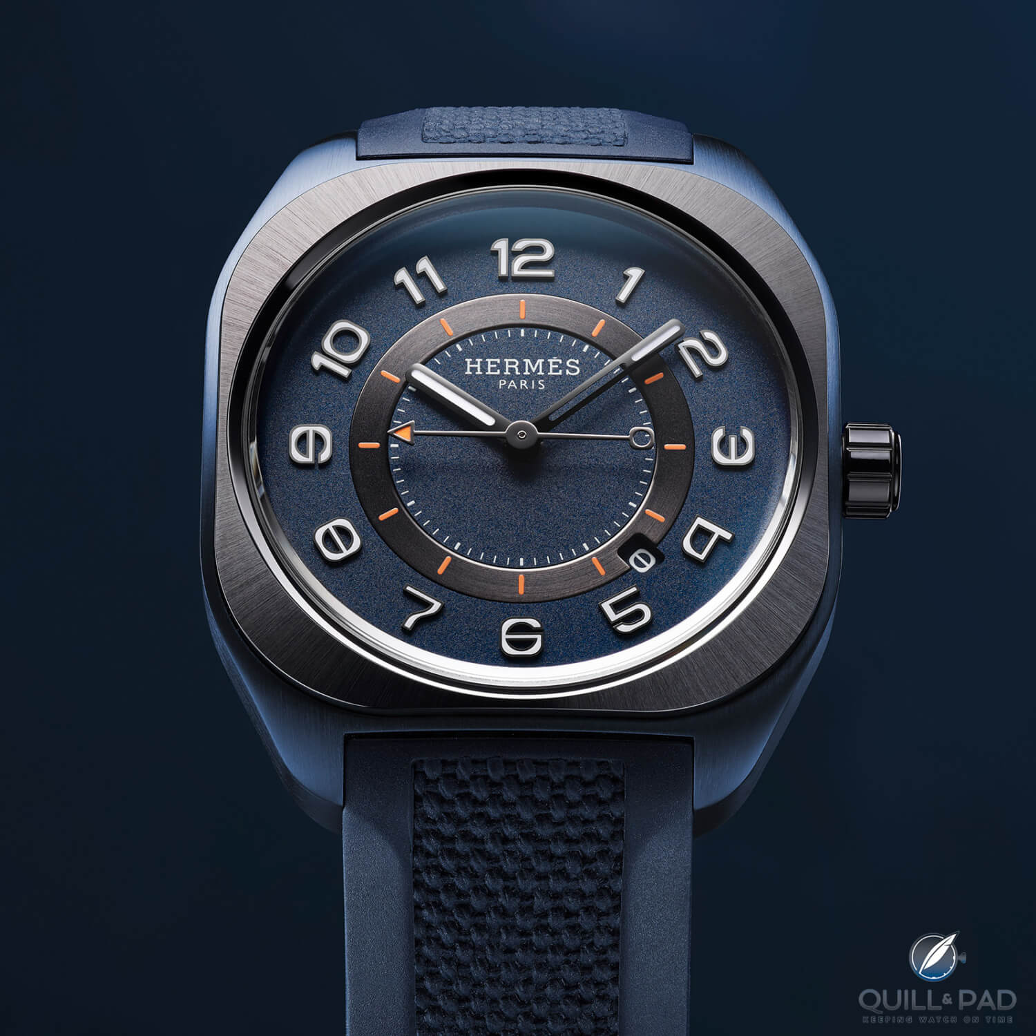Hermès Goes High-Tech With H08 In Ceramic And Blue PVD-Coated Titanium ...