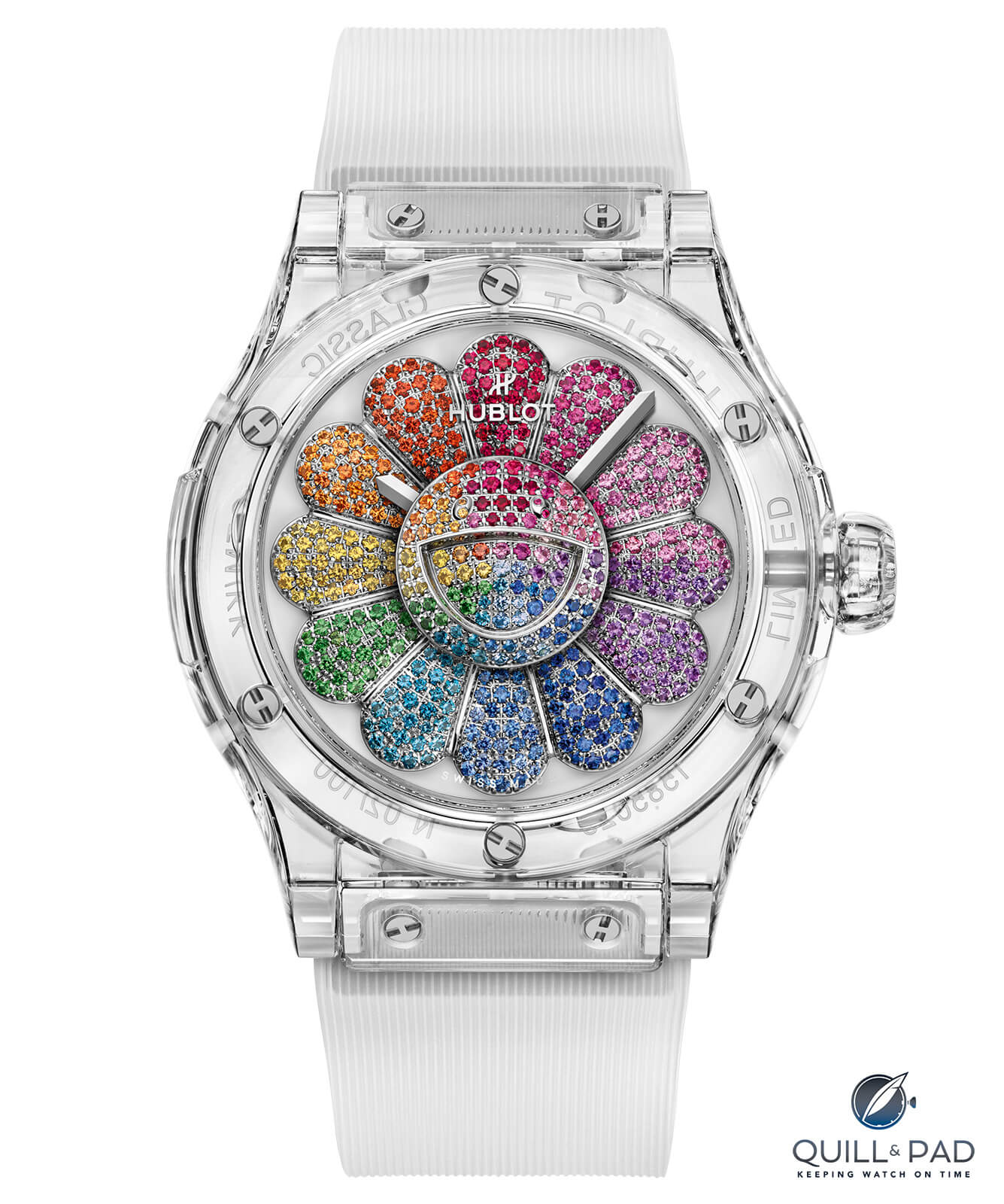 Hublot Classic Fusion Takashi Murakami  If there ever was a face for  duality in pop art, it's Takashi Murakami 村上隆. And if there ever was an  iconic, recognizable piece, it's the