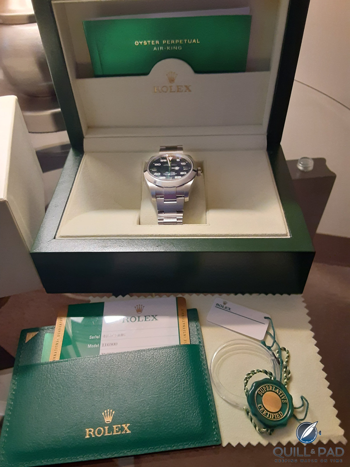 Why I Bought It Rolex AirKing “Bloodhound” Ref. 116900 Quill & Pad