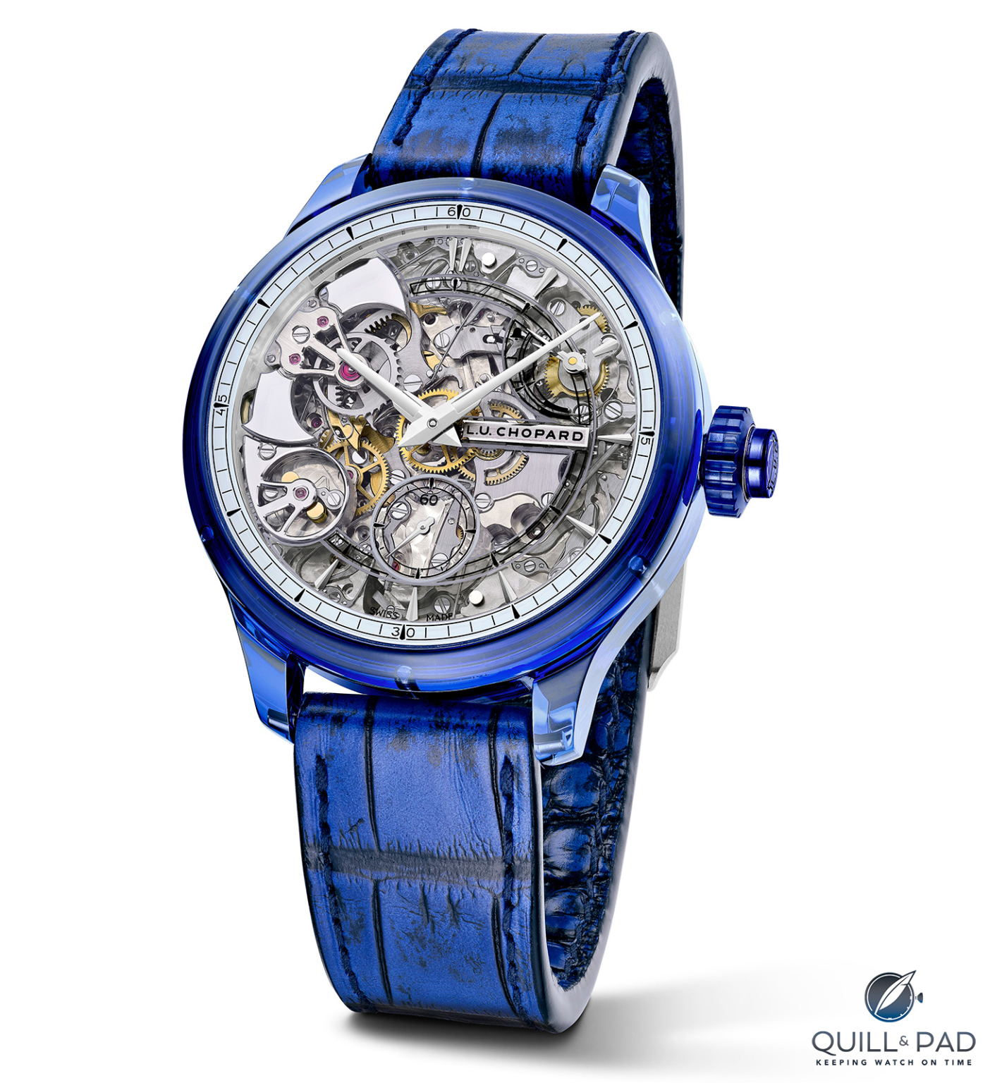 Chopard Full Strike Minute Repeater in Blue Sapphire - Quill & Pad