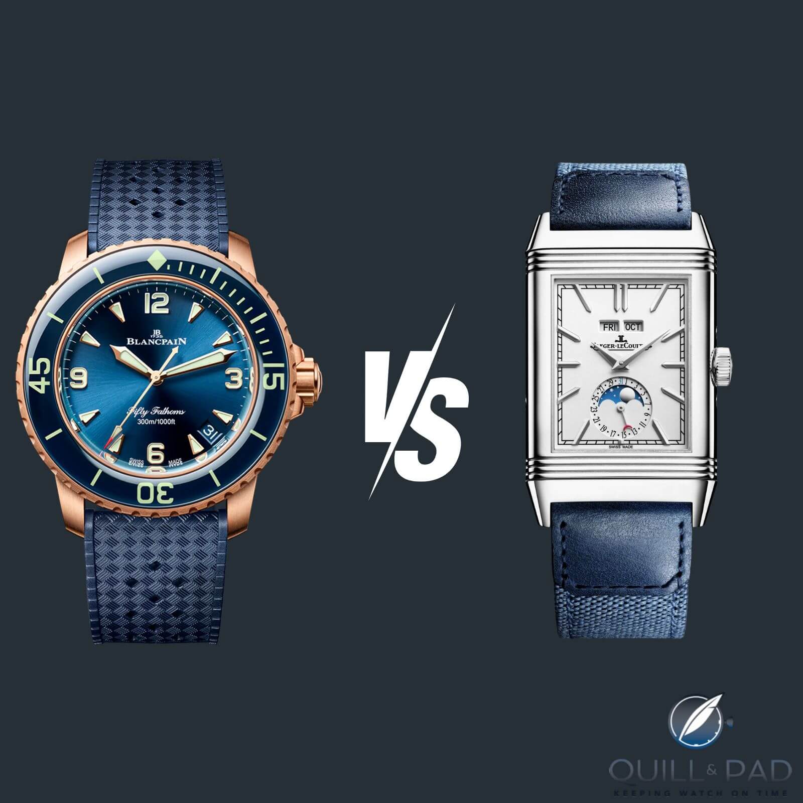 Fifty Fathoms vs. Reverso